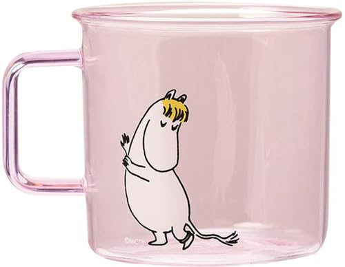 Muurla - Tasse, Kaffeetasse - Mumin Snorkmaiden - Glas - Farbe: pink - 350 ml