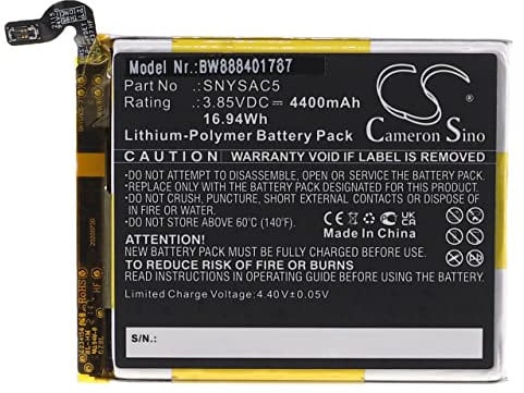 vhbw batteria compatibile con Sony Xperia 10 III 5G, A102SO, PDX-213, SO-52B, SOG04, XQ-BT52 smartphone cellulare (4400mAh, 3,85V, Li-Poly)