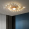 minifair Moderne LED-Deckenleuchte, 28 + 1 Köpfe, halbbündige Deckenleuchte, goldene Kronleuchter, Deckenbeleuchtung für Schlafzimmer, Wohnzimmer, Küche, Esszimmer, Restaurant