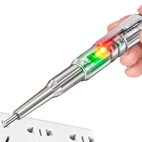 Voltage Tester,Intelligent Non- Induction Test,Voltmeter Power Detector Electric Screwdriver Indicator, Voltage Tester Non- AC