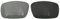 Wetnenss Verres de rechange polarisés pour Oakley Crankshaft OO9239 Épaisseur 1,5 mm Prévention du sel Résistant à l'huile (rouge foncé) (K doré), Photochromatique, 61*38mm