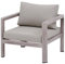 Hespéride - Garten-Lounge-Sessel Jauca Haselnuss & Grau-Holz - Fuhr/bewaldet grau