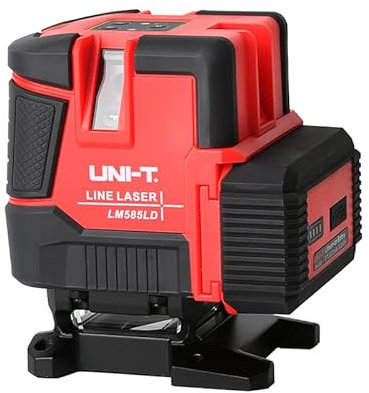 UNI-T Laser Levelers LM585LD 2 Lines Self-Leveling Vertical Horizontal Cross Line Layout Measuring Instrument