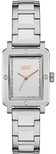 DKNY Torebka Damska Zoey, Duża Brązowa Skórzana Torba Crossbody, Dł: 25,4 cm, Szer: 7,6 cm, Wys: 17,8 cm, Zb1935200