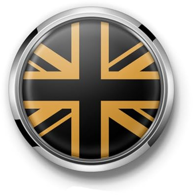 Konforhom Front Grille Grill Badge Emblem Cover with Sticker For All MINI Cooper R55 R56 R60 F54 F56 F60