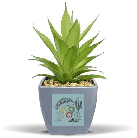 no/no Chili Circle Pepper Foods Künstliche Ananas Blumentopf Vase Mini Dekor