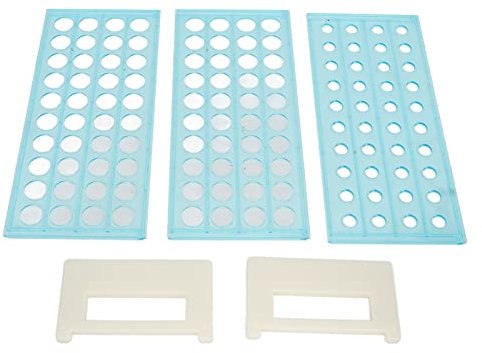Xcello DIY Porte-bouteilles à Roulettes En Acrylique à 40 Emplacements, Affichage Vertical Pour Huiles Essentielles Et Rouges à Lèvres