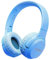 KONNAO Kids Headphones Wireless 60H, Foldable On Ear Headphone with MIC, Volume Limiter 85dB/94dB Wireless & Wired Headphones, Over-Ear Headphone for Kid Adult School Online Class Travel, Blue