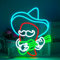 Horseneon Hat Guitar Neon Light Sign Anime Neon Lights Guitar Neon Signs pour mur USB Dimmable Neon Sign Coloré Néon pour chambre à coucher Salon Bar Salle de jeux Music Bar Discothèque