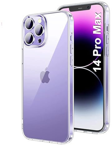 for iPhone 14 Pro Max Case, Clear Case Comaptible with iPhone 14 Pro Max, Shockproof Thin Slim Silicone Cover, Yellowing-Resistant Slim Transparent TPU Phone Case, Project Zero Series, Clear