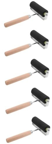 HOODANCOS 5 Stücke Crafting Roller Komfortable Griff Kunst Printmaking Werkzeug Für Malerei Lieferungen