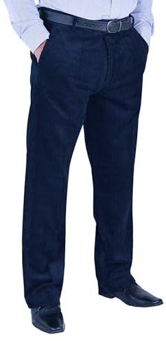 R G Clothing Men's Big Size Smart Casual Cord/Corduroy Trousers/Pants Size 30-56