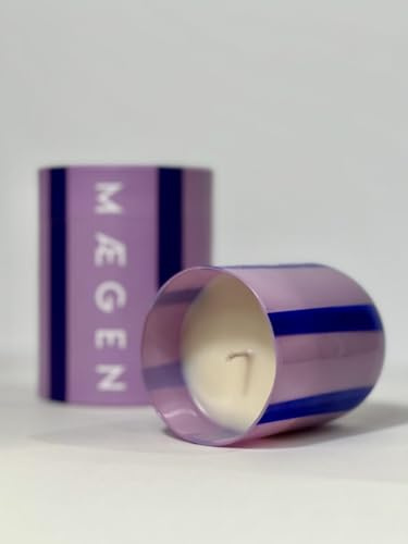 Maegen Candles Atina Range Glass Tumbler - Blackcurrant Oudh