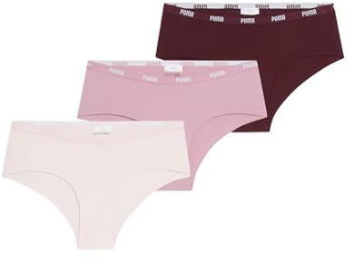 Puma Damen Hipster Panties, Pink Combo, XS EU