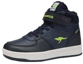 KangaROOS K-CP Bound Mid EV High-Top Kinder Unisex Sneaker Warmfutter schwarz