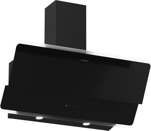 3490 - Cappa aspirante, cappa cucina 80 cm, Parete, Nero