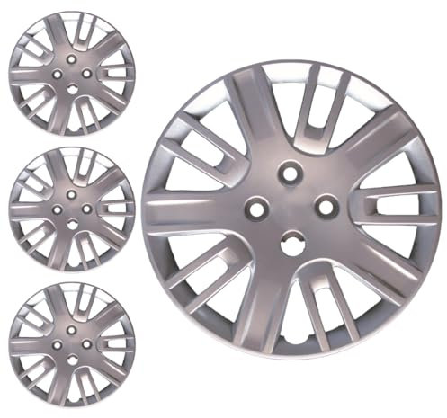 SERIE 4 BORCHIE - 4 COPRICERCHI COPPE RUOTA 15 PER FIAT DOBLO' 06->