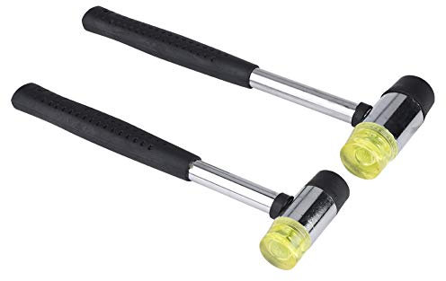 Gummi -Hammer -Doppel -Gesichtshammer, leichte Bastelblüten Punch -Loch -Werkzeug Plastikleder Werkzeug