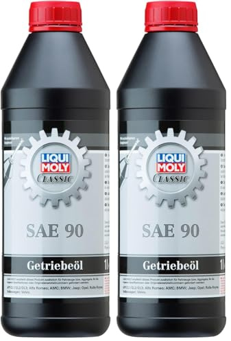 LIQUI MOLY Classic Getriebeöl SAE 90 | 1 L | Getriebeöl | Hydrauliköl | Art.-Nr.: 20816 (Packung mit 2)