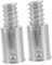 CLISPEED 2pcs Broom Handle Threaded End Adapter for Extension Poles for Household Commercial Cleaning Durable Tip for