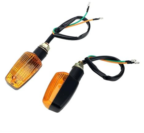 Universal Motorrad Blinker Blub Blinker Lampe DC 12V Motorrad Anzeige Licht Bernstein Blinker Birne 8W Moto Zubehör 2 stücke