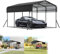 YRHome Abri de voiture en métal extra large - Robuste - Pour extérieur, bateau, garage, camping, 450 x 300 x 250 cm - Résistant aux UV - Résistant à l'hiver - Pour voitures, bateaux, saule