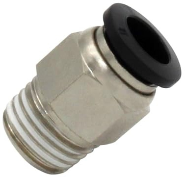 Connecteur mâle 1 pièce PC6-01 6-02 8-02 PC4-m5 10-02 Connecteurs d'air Raccords de tuyau mâles Raccords droits à emboîter(PC6,-03)
