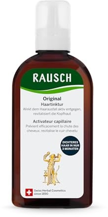 RAUSCH Original Haartinktur 200ml bei Haarausfall | Belebende Pflege bei dünner werdendem Haar, vegan & silikonfrei, mit Klettenwurzel & ätherischen Ölen, Schweiz