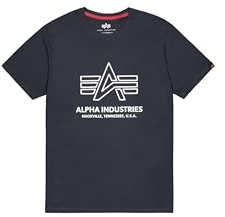 Alpha Industries Herren Logo Print T-Shirt (1er Pack)