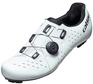 Catlike Whisper R2 Rennradschuhe Für Erwachsene, Männer & Frauen, Leicht, Steife Sohle, Mikrofaser, Belüftet, Atmungsaktiv, Aerodynamisch, Ergonomisch, Moz EIN-Knopf, Größen 38–47
