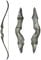 Obert Black Hunter 60 Zoll Profi Bogenschießen Takedown Recurvebogen Set 20-69lbs Rechtshand Holzbogengriff Jagdbogen für Erwachsene Sportbogen