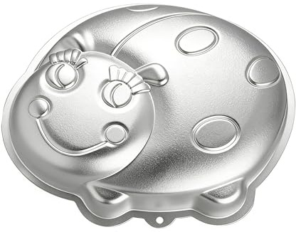 ZDYWY 3D-Backform, Marienkäfer-Form, Aluminium, 25,4 cm, Marienkäfer-Form, Kuchenform – Marienkäfer