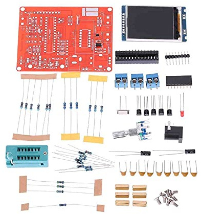 Mega328 Transistor Tester ESR Meter Diode Triode Capacitance Testing Tool PWM Square Wave Signal Generator with shell Multimeter (DIY KIT)