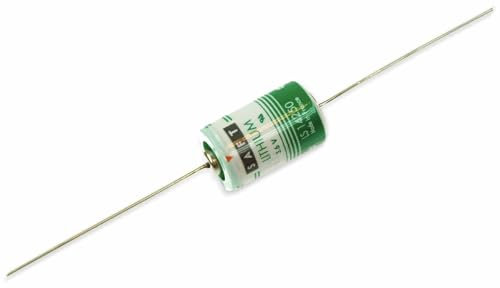 SAFT Lithium-Batterie LS 14250-CNA, 1/2AA, mit Axialdraht, 3,6 V-, 1200 mAh