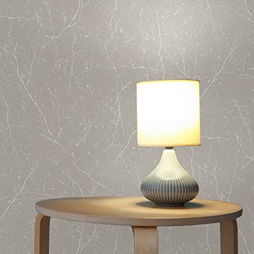 TADESSI Tapete Küche M1-No.37 Vliestapete Beige Weiß Naturtapete Struktur für Wohnzimmer Schlafzimmer Küche