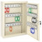 ACROPAQ - TS42 Boite à clefs - Crochets réglables, Verrouillable, avec 2 clés, pour l'extérieur - Armoire a Clef, Placards à clés - Blanc