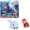 Paw Patrol, Aqua Pups - Hero Pups Actionfiguren-Set mit 1 Marshall Welpenfigur und 1 Delfin Figur, Spielzeug geeignet für Kinder ab 3 Jahren