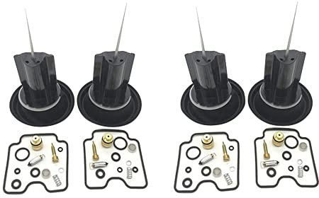 AVIDYA 4 Ensembles Convient pour Bandit 1200 GSF1200 GSF1200S PièCes de Diaphragme de Kit de RéParation de Carburateur de