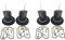 AVIDYA 4 Ensembles Convient pour Bandit 1200 GSF1200 GSF1200S PièCes de Diaphragme de Kit de RéParation de Carburateur de