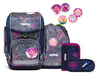 ergobag Cubo Bearlaxy Rucksack, Unisex, Mehrfarbig, Einheitsgröße