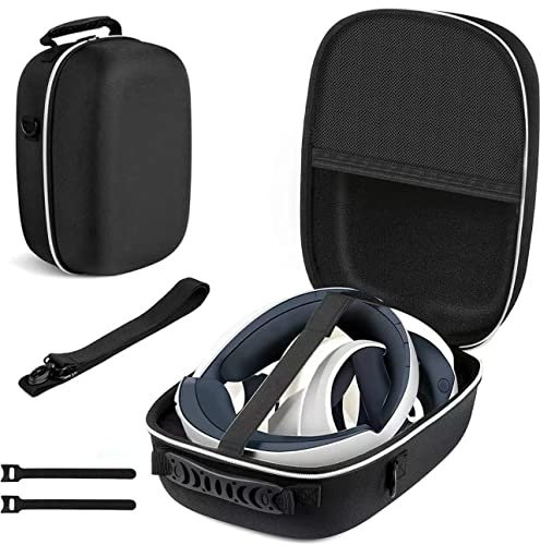 BeisDirect VR Hartschalentragetaschen Kompatibel mit PS VR2, Multifunktionale tragbare Reisetasche für PS VR2 stoßfest wasserdicht Eva VR Tragetasche, 33x24x17cm