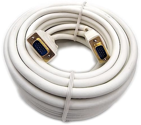 HDIUK Cavo SVGA, video, grafica, display, monitor, 10 m, bianco