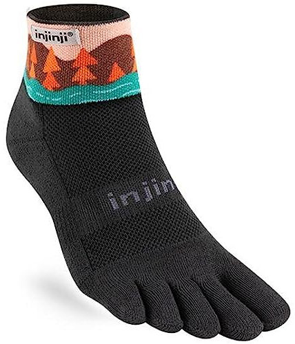 Injinji Artist Designed Men's Mini-Crew Stream L