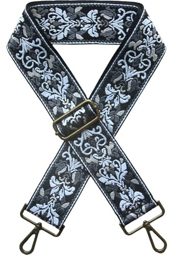 Xundefeng 5cm Breiter Boho Damen Taschengurt Handbag Straps für Taschen Taschengurte zum Wechseln Schulterriemen H