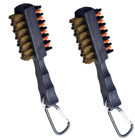 2Pcs Golf Club Brushes, Golf Club Cleaner, Golf Club Cleaner Brush, Golf Brush, Groove Cleaner Tools, Golf Accessories for Men, Golf Cleaning Tool for Cleaning Club Face & Groove