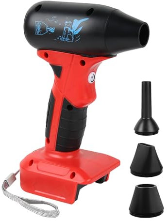Sarini Mini soffiatore a Batteria Compatibile con Batteria Milwaukee da 18 V Soffiatori ad Alta velocità da 130000 Giri/min con Controllo a 4 velocità per la Lavorazione del Legno