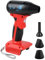 Sarini Mini soffiatore a Batteria Compatibile con Batteria Milwaukee da 18 V Soffiatori ad Alta velocità da 130000 Giri/min con Controllo a 4 velocità per la Lavorazione del Legno
