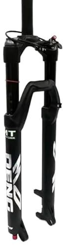 Forcella Mtb Forcella ad aria for mountain bike con regolazione del rimbalzo Sospensione MTB 26/27,5/29 Forcella a sgancio rapido for mountain bike dritta/conica Forcelle Rigide Mtb(29 Straight Remote