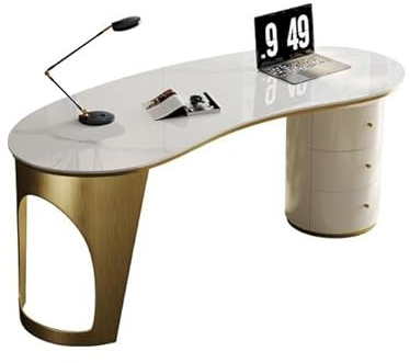 Teetische Computerschreibtische Helle Schiefer Schreibtisch, leichter Luxus, modernes Arbeitsbüro, Computertisch, einfacher Chef Schreibtisch Couchtische