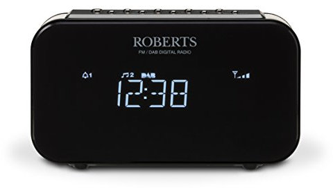 Roberts Radio ORTUS1BK DAB/DAB+/FM Alarm Clock Radio with Anytime Snooze - Black